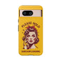 Phone Case - "Please Hold, Sarcasm Loading" Retro Pin-Up Tough Case