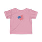 Patriotic Infant Tee - USA Flag Theme, Baby Clothes, Toddler Apparel, 4th of July Outfit, Cute Baby Gift