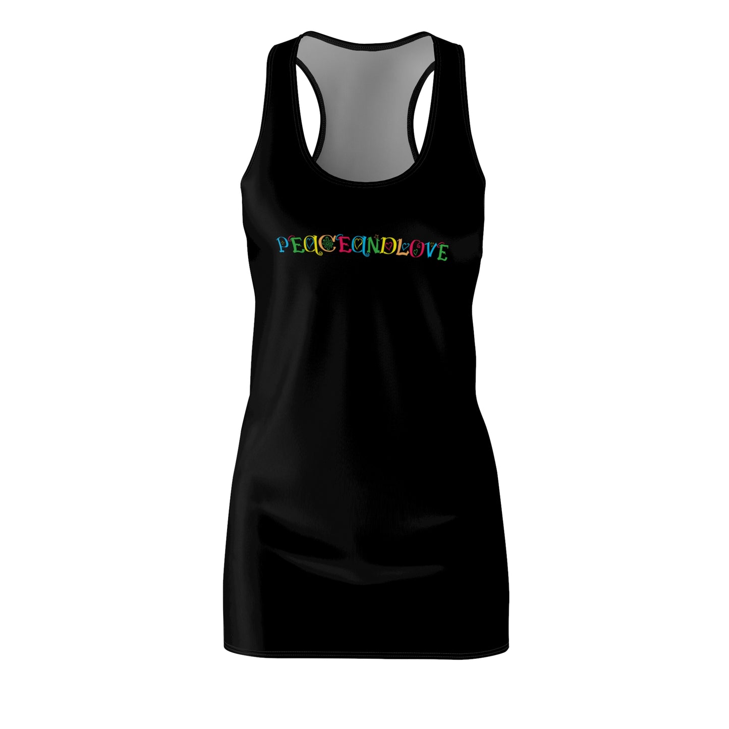 Peace and Love Women's Racerback Dress