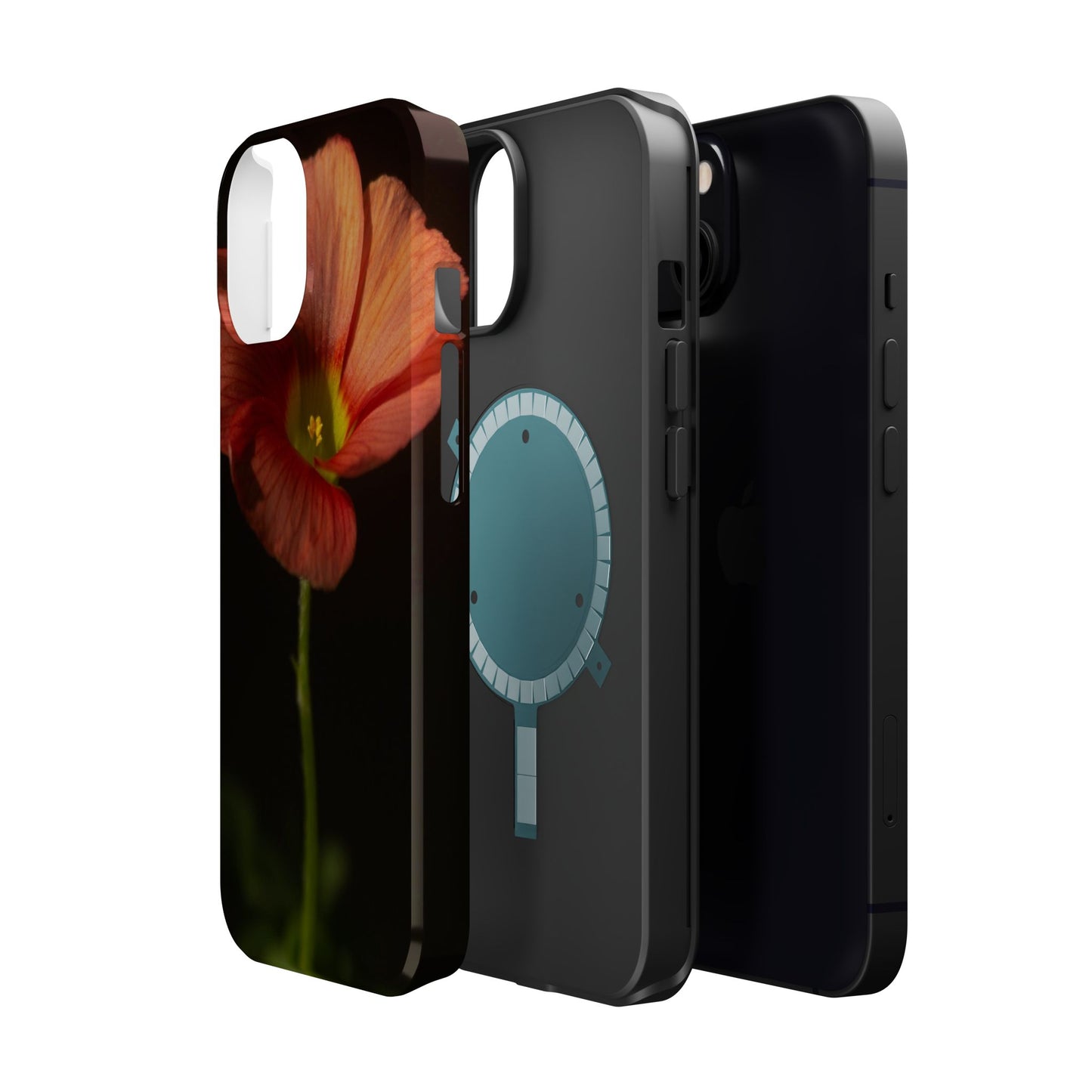 Poppy Bloom Magnetic Impact Phone Case — Slim Protective Floral Design