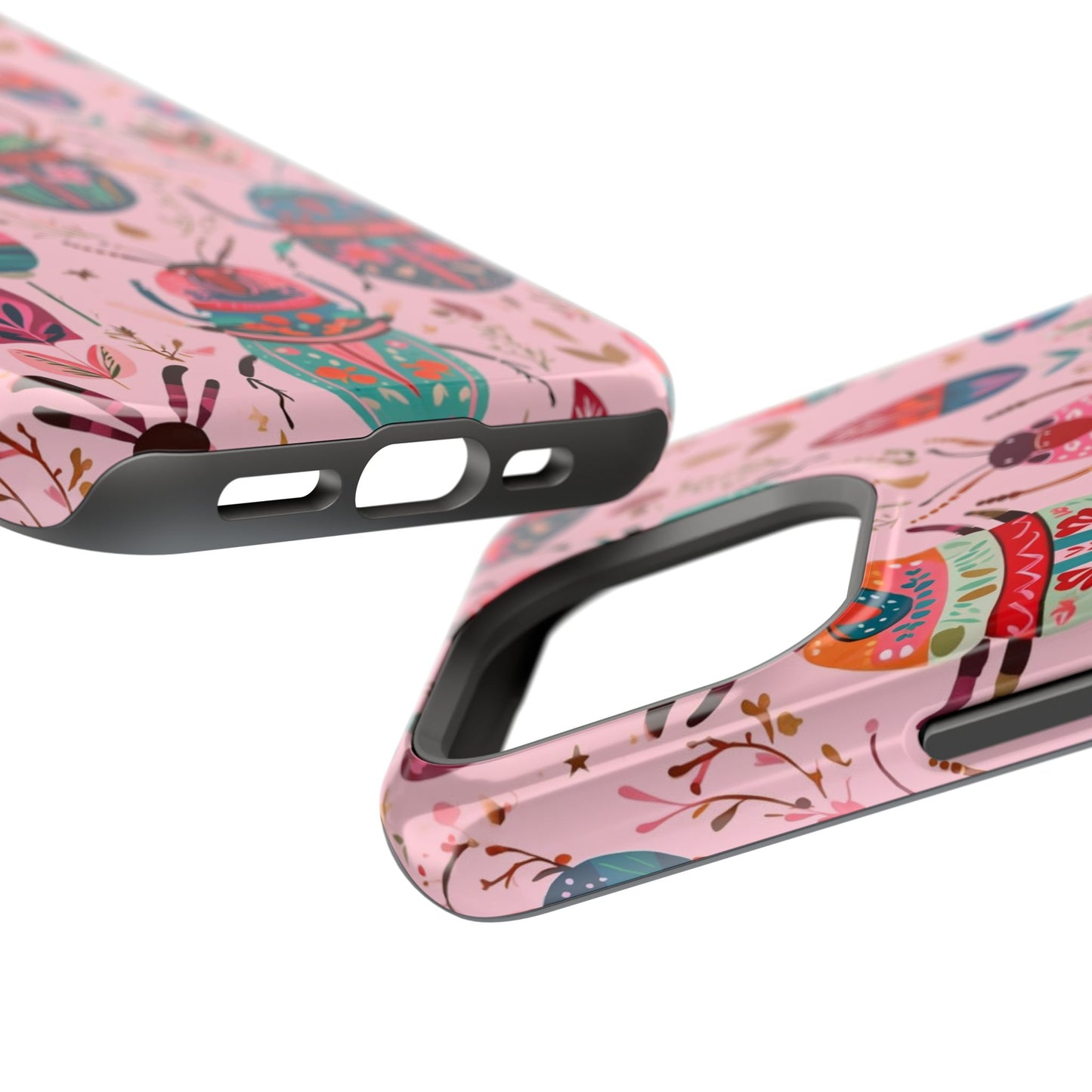 Phone Case — Colorful Boho Beetle Magnetic Impact-Resistant Cover