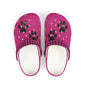 Kid's Cute Paw Print Clogs, Colorful EVA Foam Shoes for Play, Fun Summer Footwear, Pet Lover Gifts, Outdoor and Indoor Slides