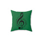 Musical Notes Pillow - Perfect for Music Lovers, Home Decor, Gift for Musicians, Cozy Living Room Accent, Unique Music Decor