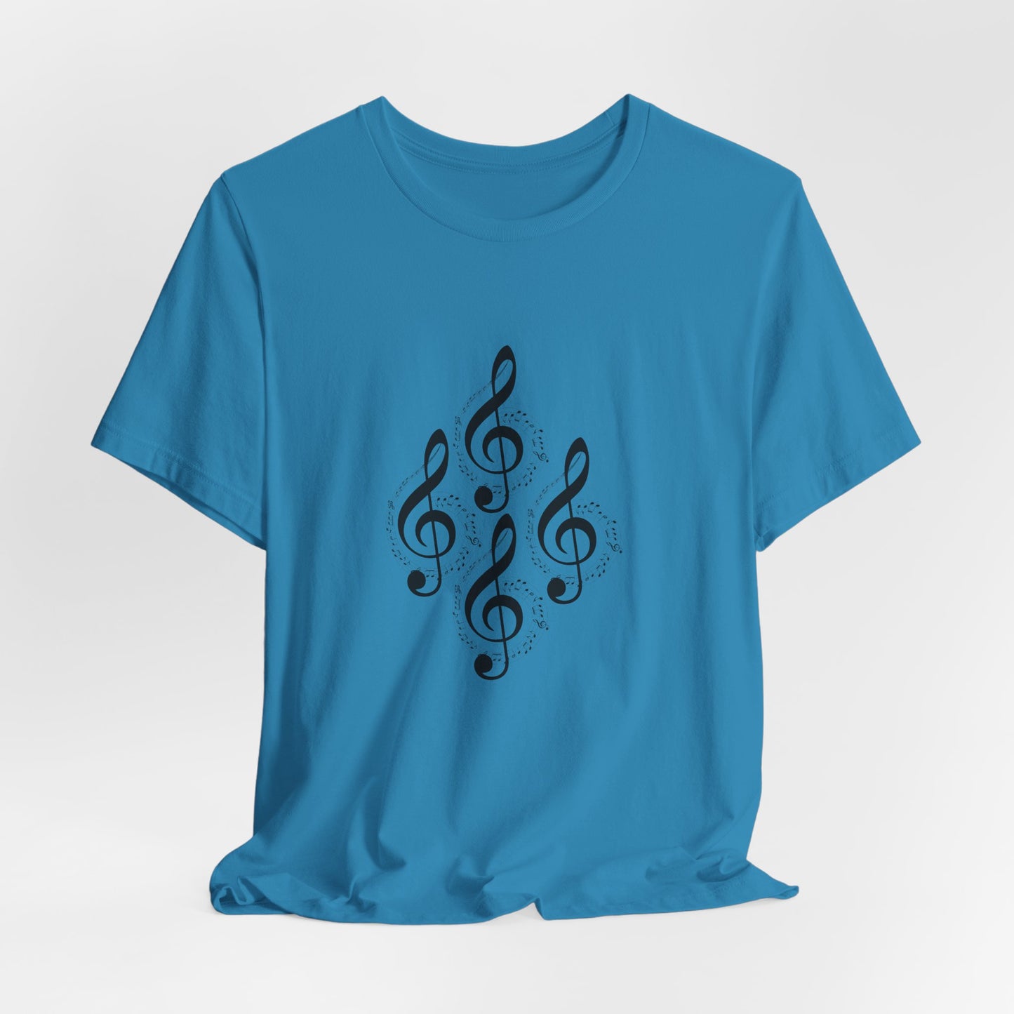 Musical Notes Tee - Perfect for Music Lovers, Casual Wear, Concerts, Festivals, Unique Gift Idea