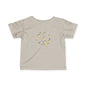Infant Peace Symbol Tee, Baby Shirt, Toddler T-Shirt, Cute Infant Apparel, Gift for New Parents, Kids' Fashion