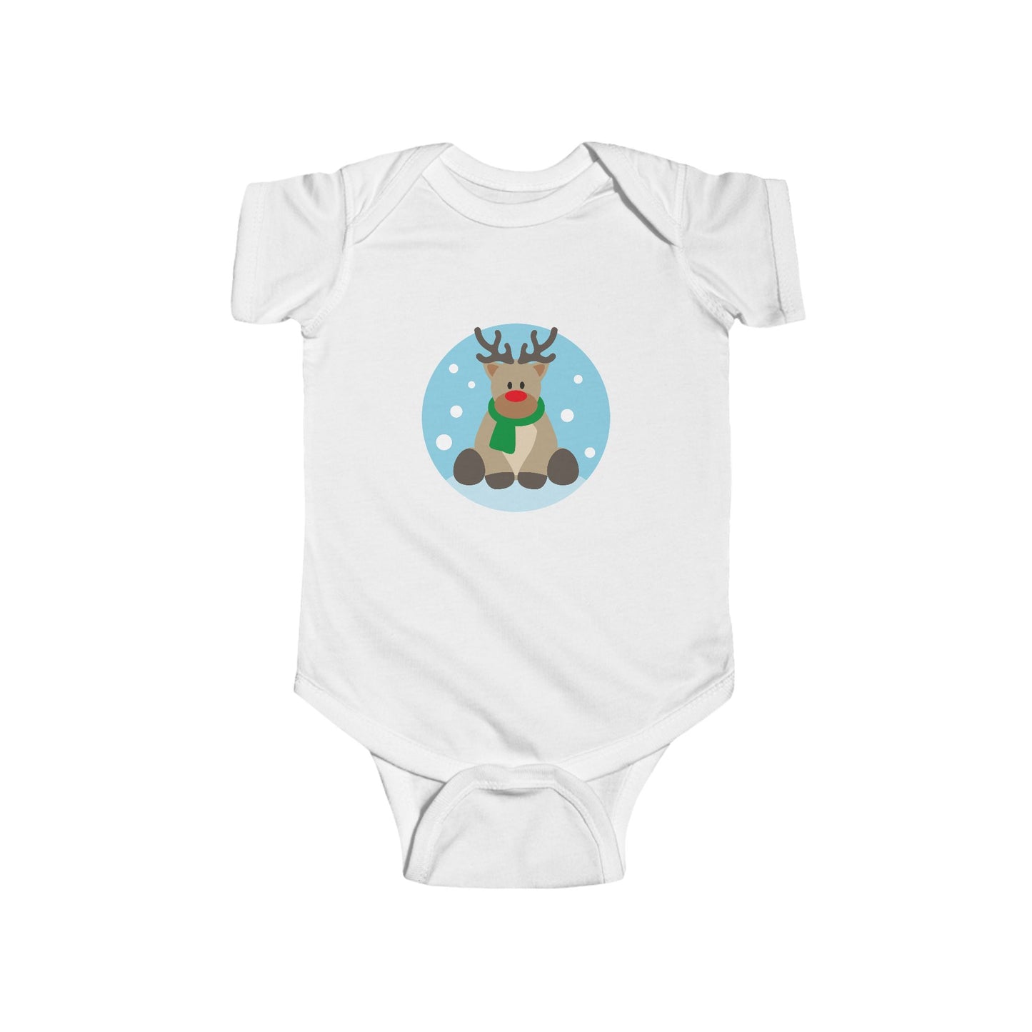 Baby Reindeer Bodysuit – Cute Winter Holiday Infant Onesie