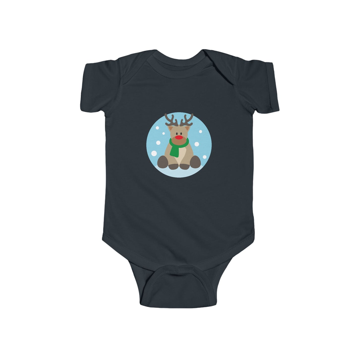 Baby Reindeer Bodysuit – Cute Winter Holiday Infant Onesie
