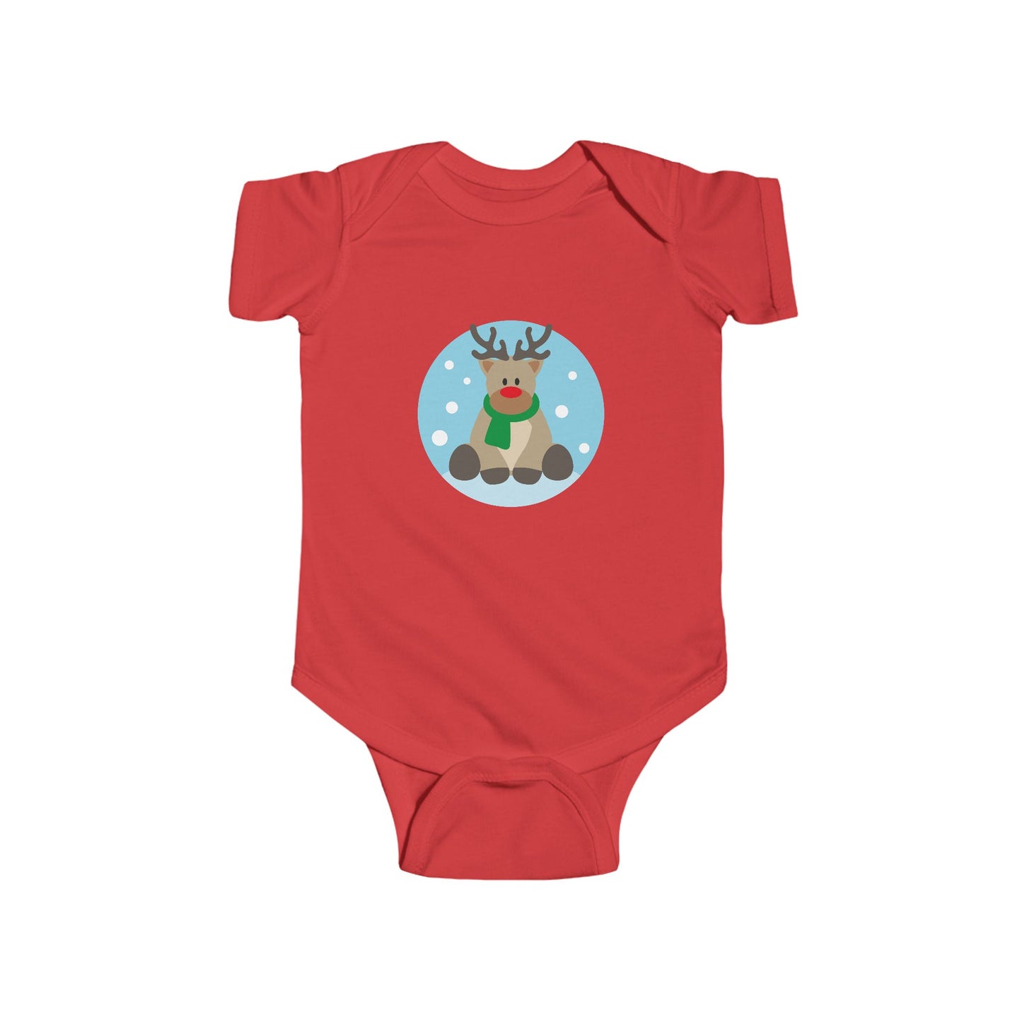 Baby Reindeer Bodysuit – Cute Winter Holiday Infant Onesie