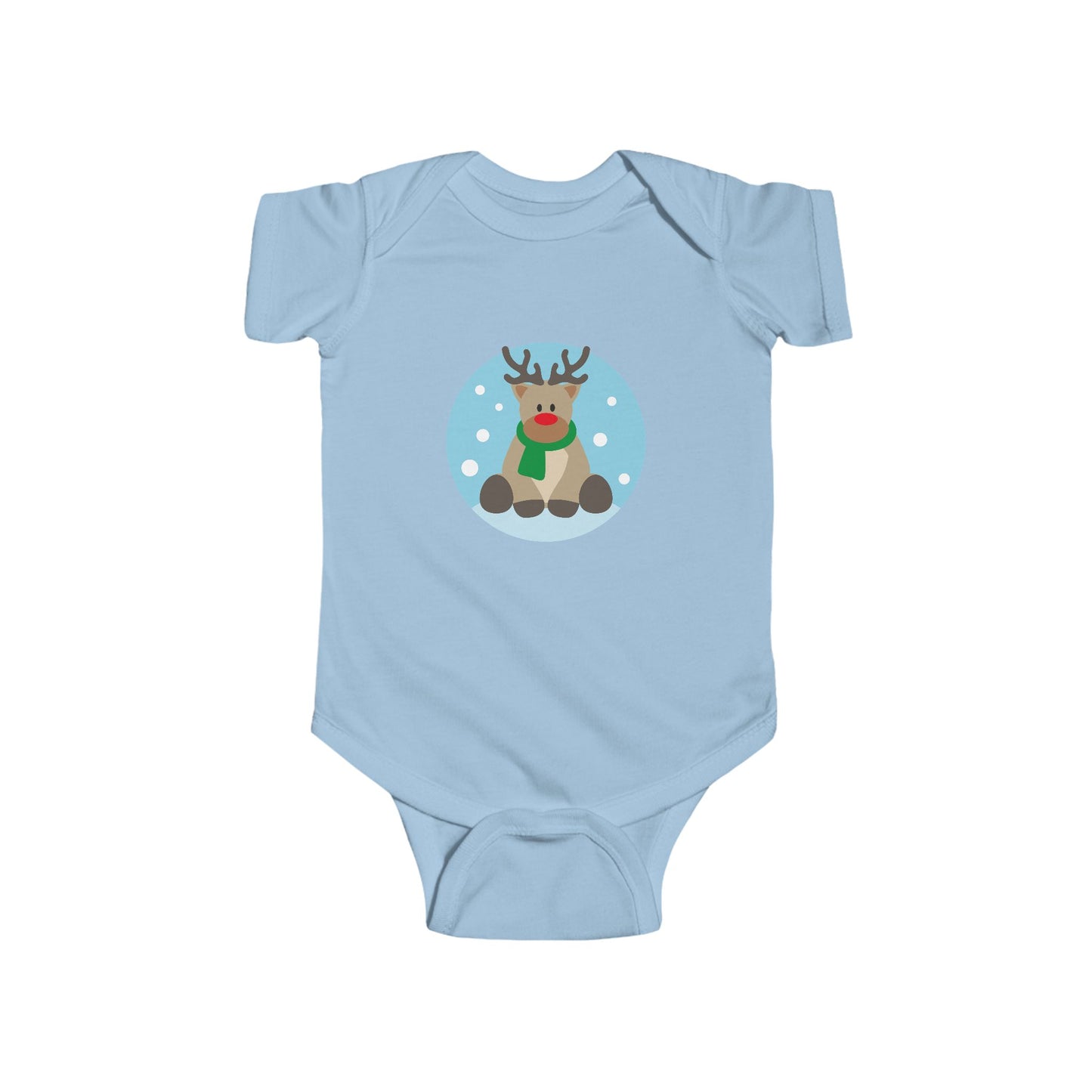 Baby Reindeer Bodysuit – Cute Winter Holiday Infant Onesie