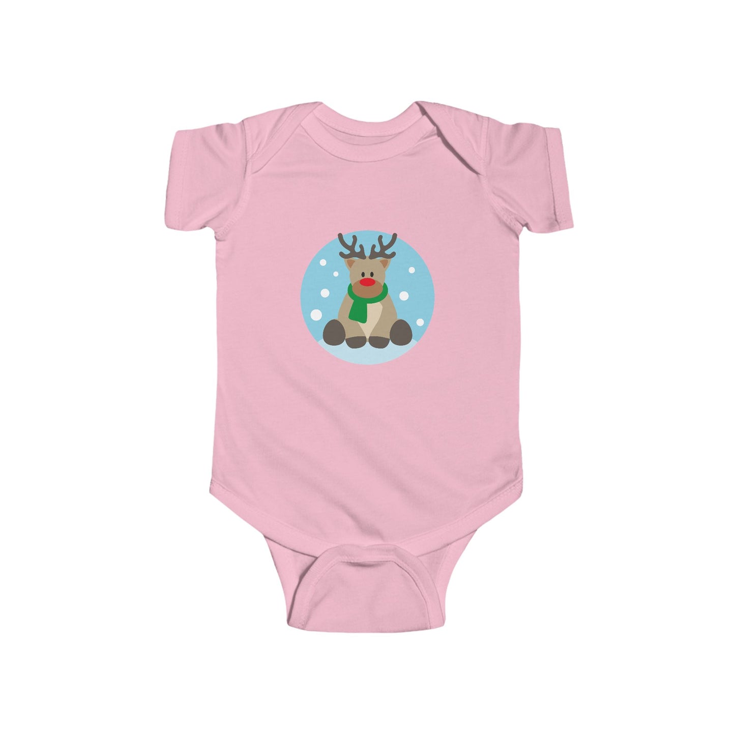 Baby Reindeer Bodysuit – Cute Winter Holiday Infant Onesie