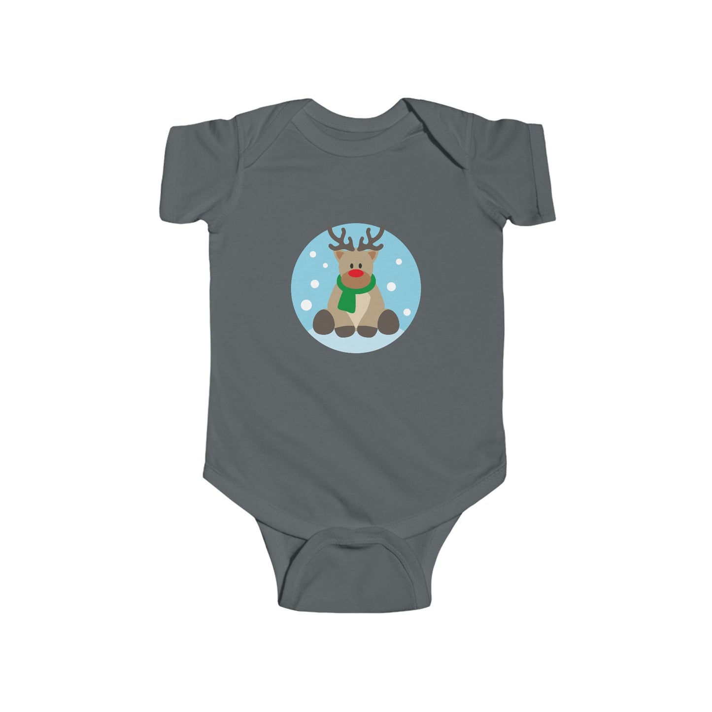 Baby Reindeer Bodysuit – Cute Winter Holiday Infant Onesie