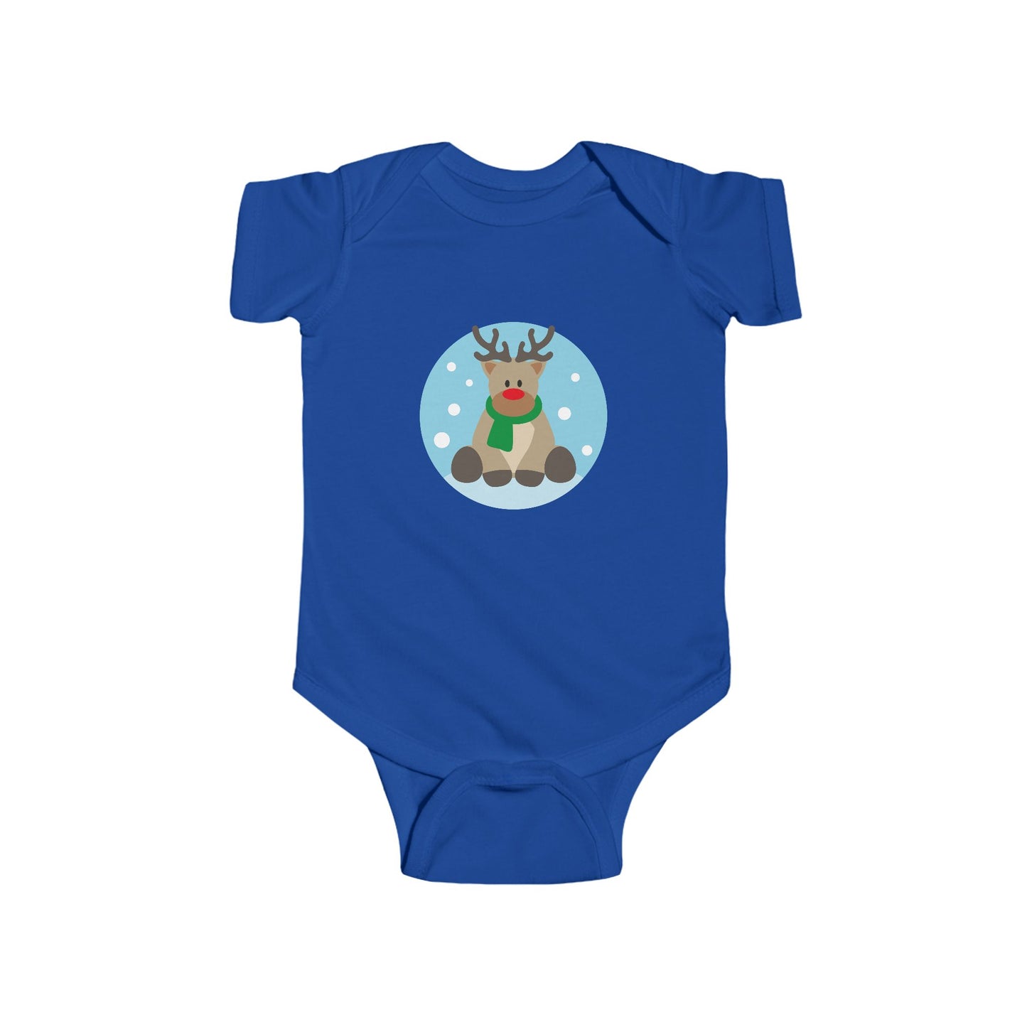 Baby Reindeer Bodysuit – Cute Winter Holiday Infant Onesie