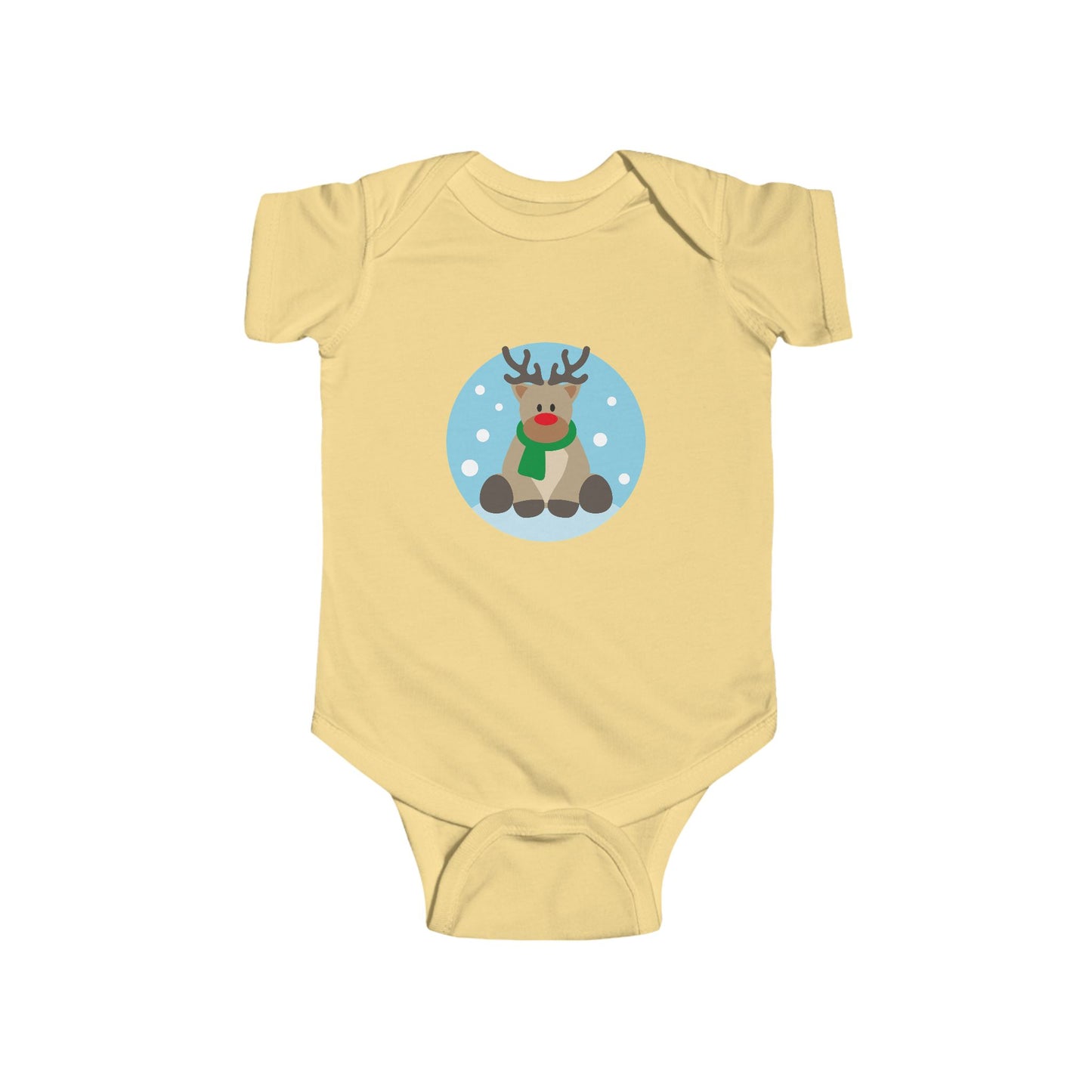Baby Reindeer Bodysuit – Cute Winter Holiday Infant Onesie