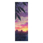 Sunset Rain Foam Yoga Mat — Cityscape Twilight Meditation Mat