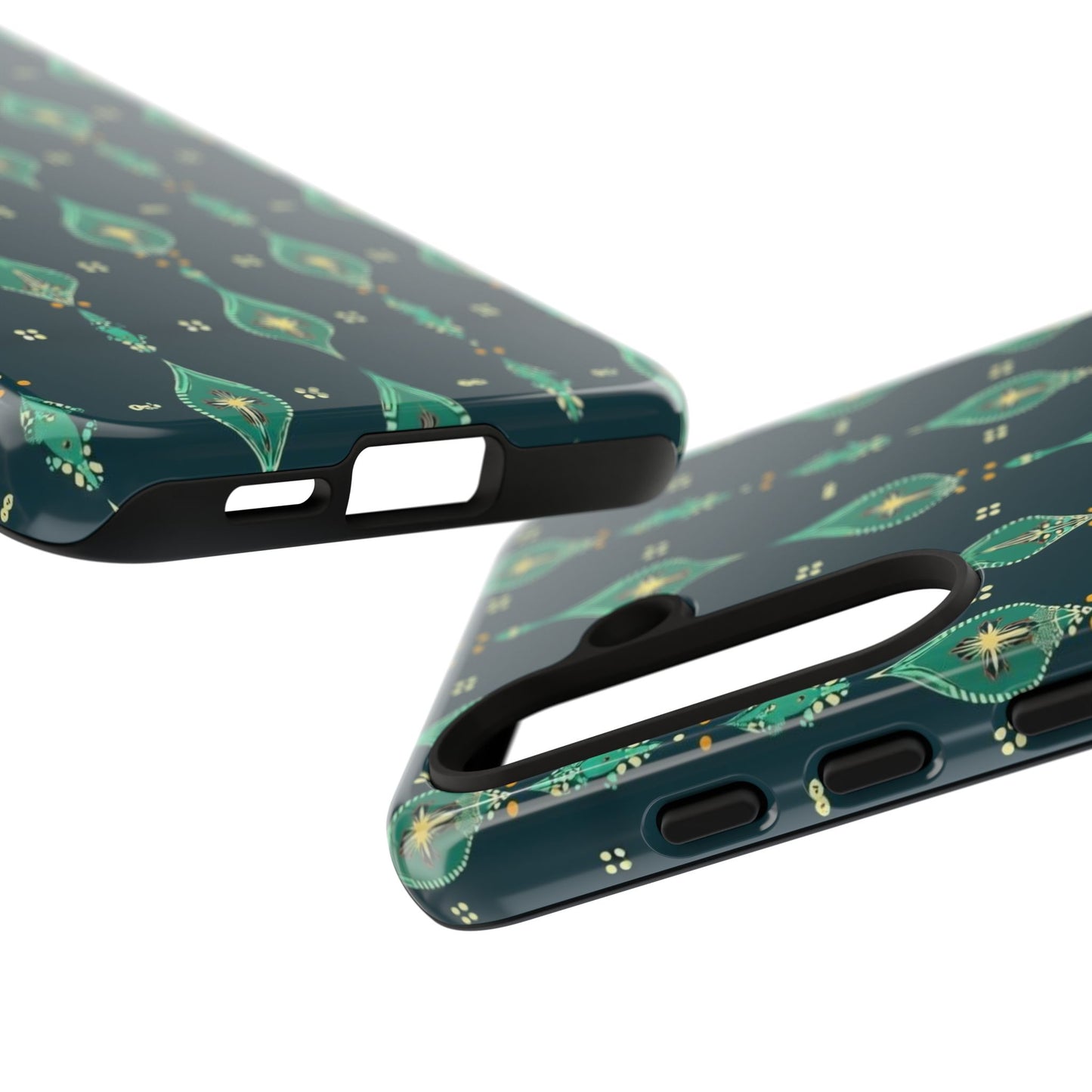 Emerald Boho Teardrop Phone Case