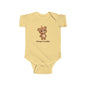 Infant Bodysuit – "Always Cuddly" Cute Teddy Bear Baby Onesie