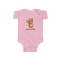 Infant Bodysuit – "Always Cuddly" Cute Teddy Bear Baby Onesie