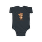 Infant Bodysuit – "Always Cuddly" Cute Teddy Bear Baby Onesie