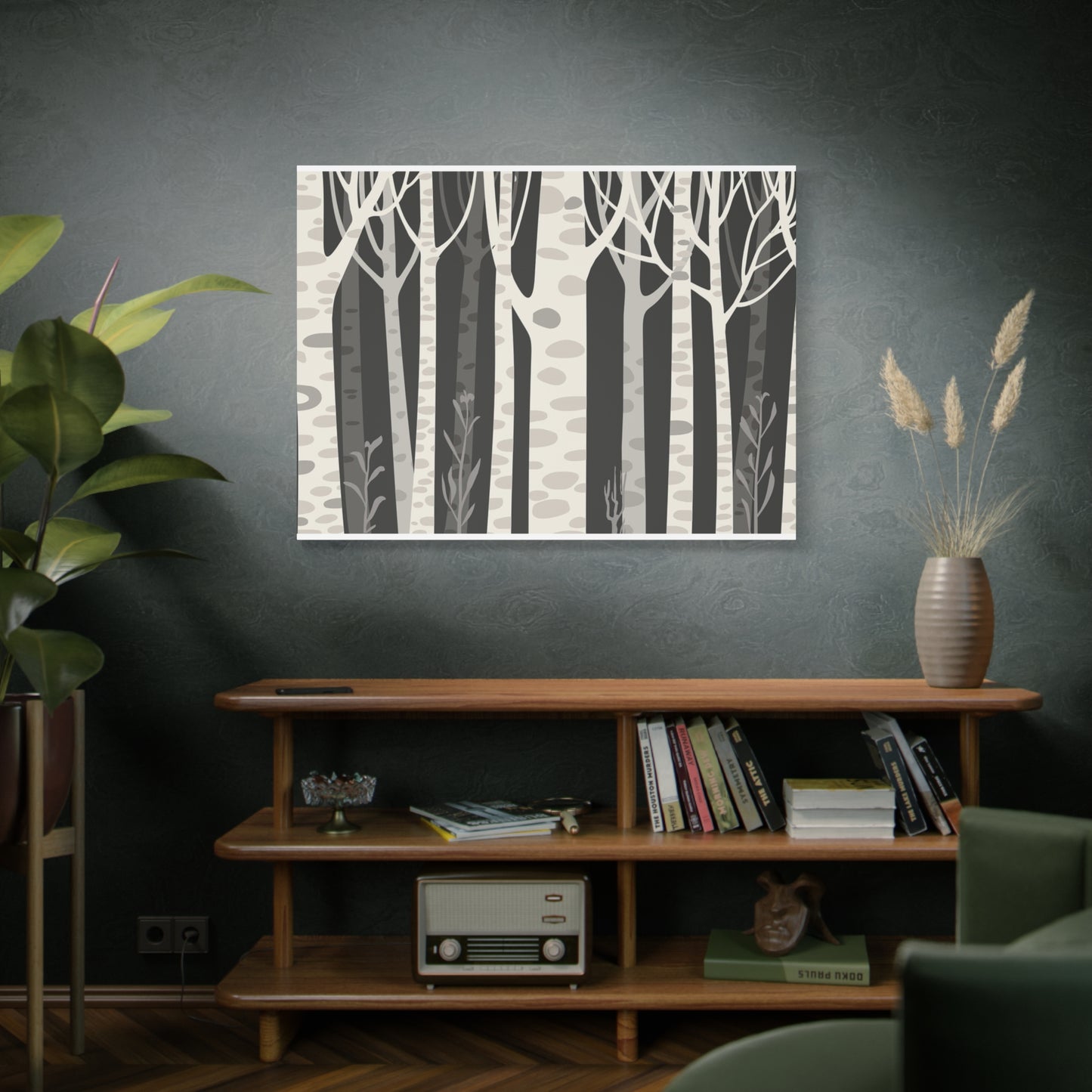 Matte Canvas, Stretched, 1.25" - Trees