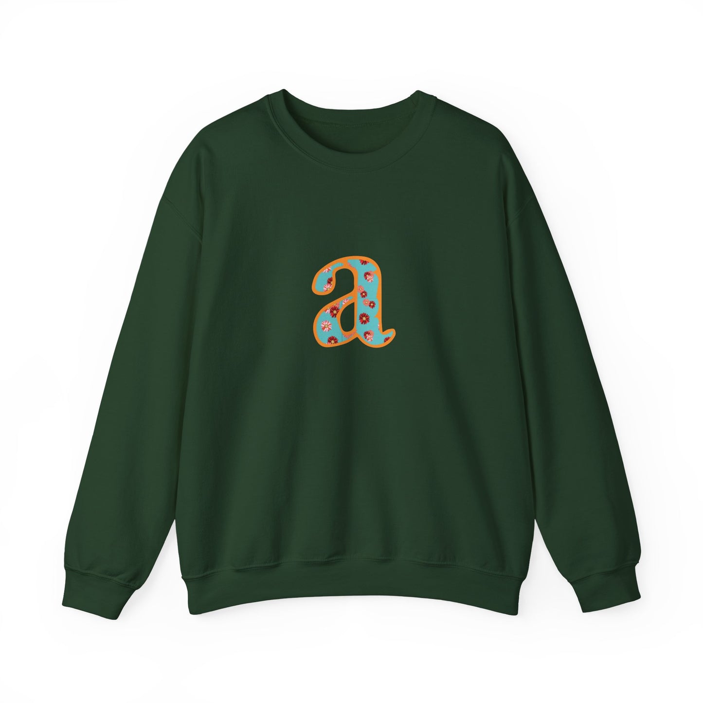 Personalized Initial Sweatshirt, Cozy Unisex Crewneck, Custom Gift for Her, Monogrammed Apparel, Perfect for Birthdays and Holidays