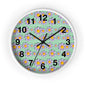 Charming Floral Wall Clock - Brighten Your Space with Decorative Timepiece, Home Decor, Gift for Her, Birthday, Mother's Day