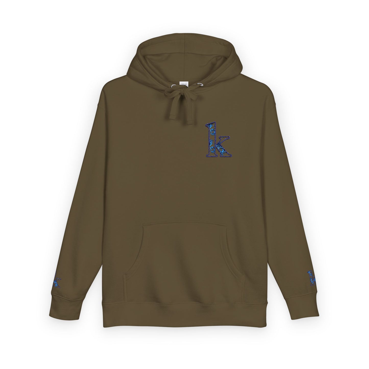 Cozy Floral Monogram Fleece Hoodie for Unisex - Perfect Gift for Birthdays, Valentine’s Day, Casual Wear, Adventure
