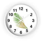 Tropical Palm Leaf Wall Clock – Minimal Botanical Home Decor
