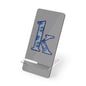 Monogram 'K' Floral Phone Stand — Foldable Mobile Display Dock