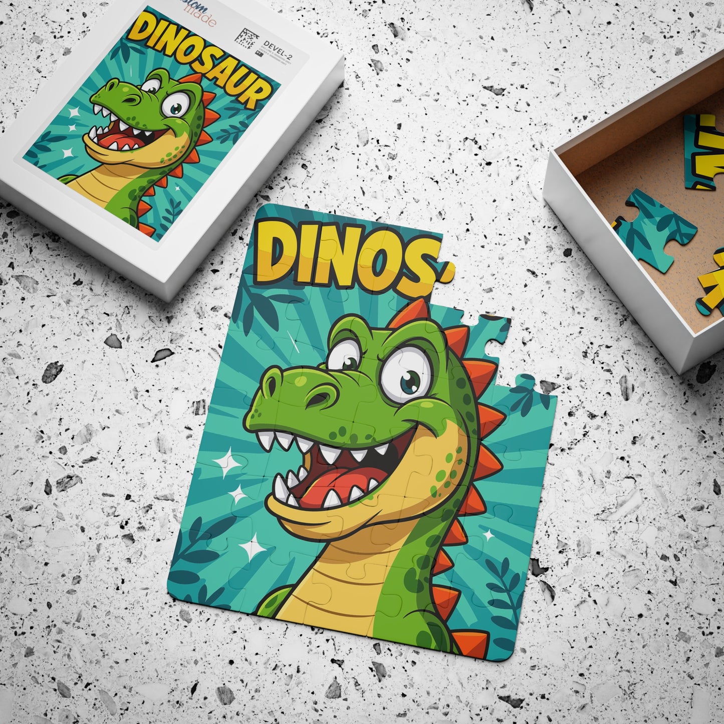 Cartoon Dinosaur Puzzle Kids 30-Piece