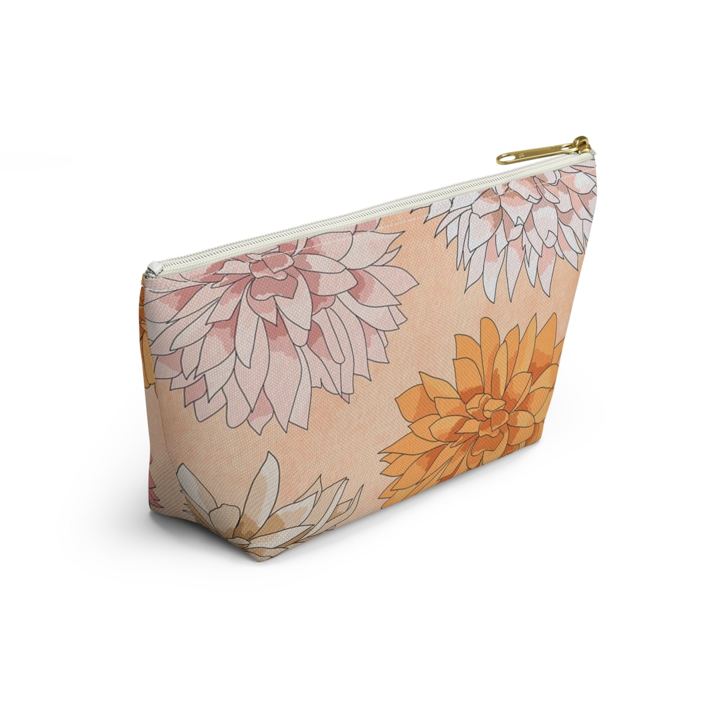 Floral Accessory Pouch - Versatile Cosmetic Bag, Travel Organizer, Gift for Her, Makeup Storage, Stylish Pencil Case