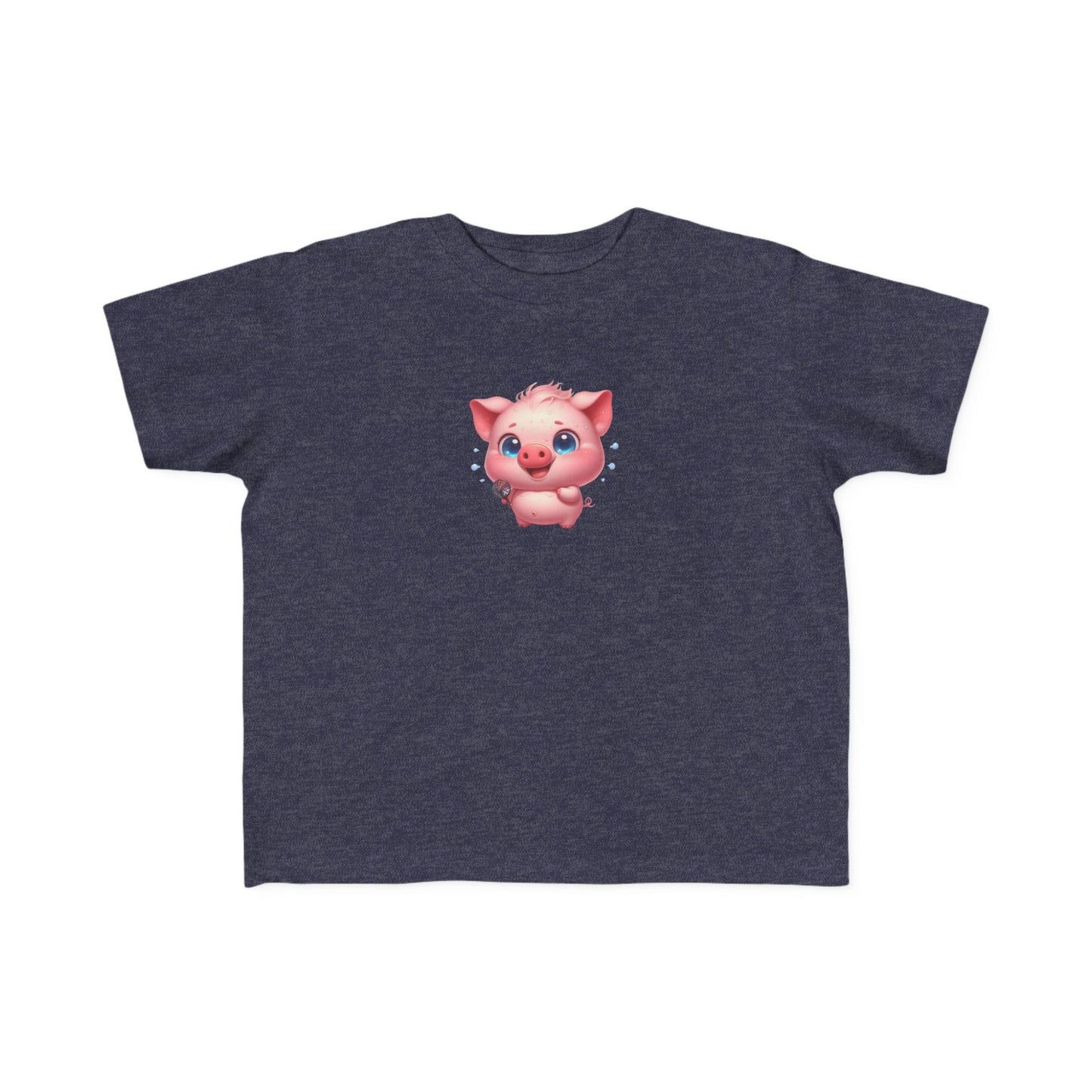 Cute Pig Toddler Tee, Adorable Animal Shirt for Kids, Perfect Baby Gift, Birthday Outfit, Playful Graphic Tee, Toddler Clothing