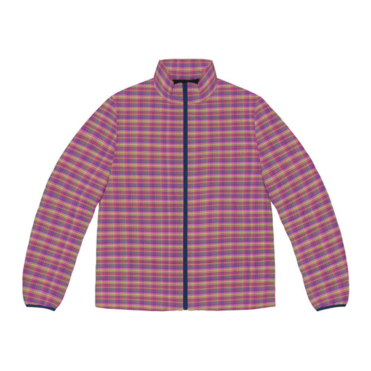 Colorful Men's Puffer Jacket, Stylish Outdoor Wear, Trendy Fashion Jacket, Casual Winter Apparel, Cozy Layering Piece, Perfect Gift for Him