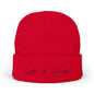 Knit Beanie Let it Snow