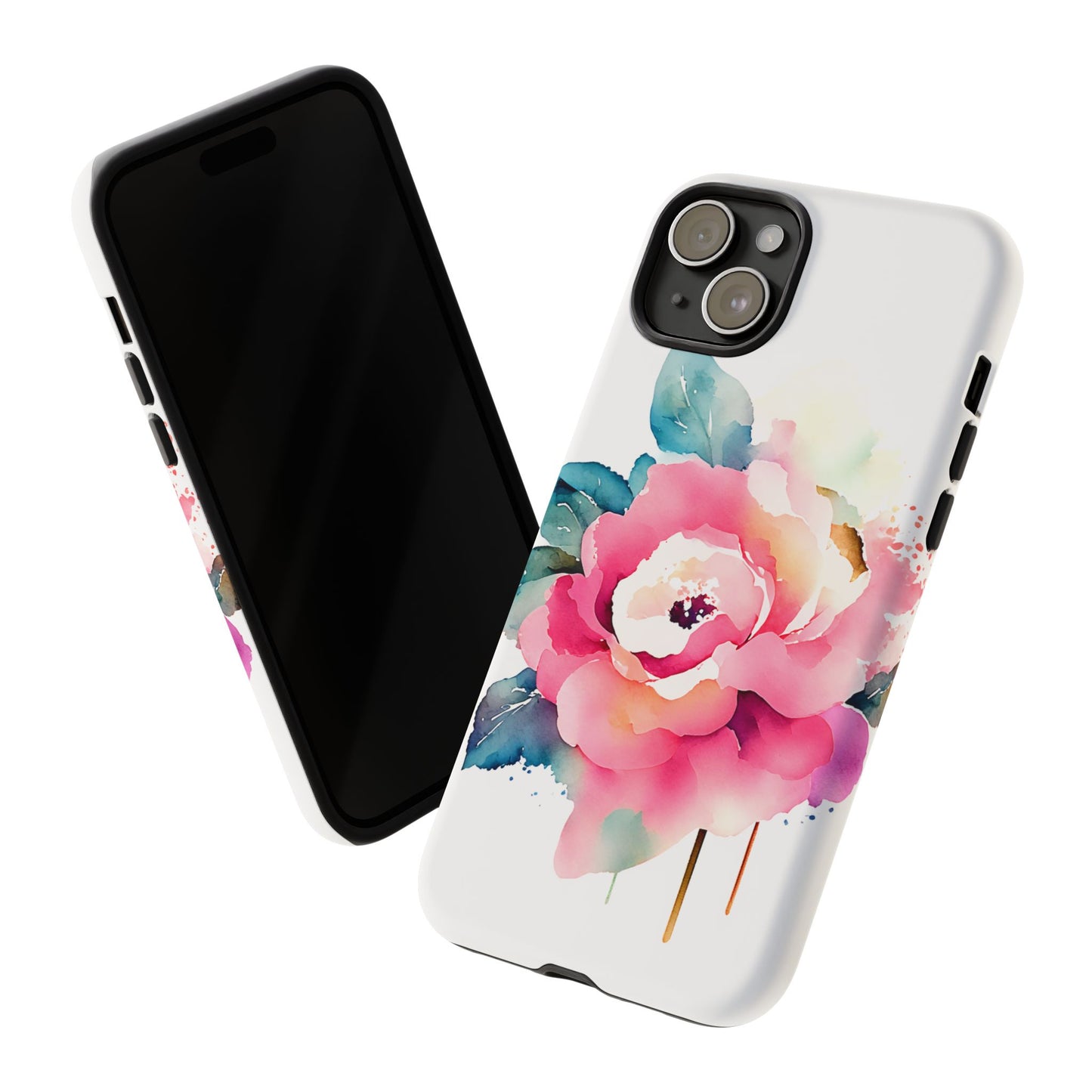 Floral Phone Case - Vibrant Rose Design