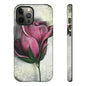 Rose Phone Case – Tough Cases, Floral Phone Cover, Gift for Her, Minimalist Design, Nature Lover's Accessory, Birthday Gift Idea