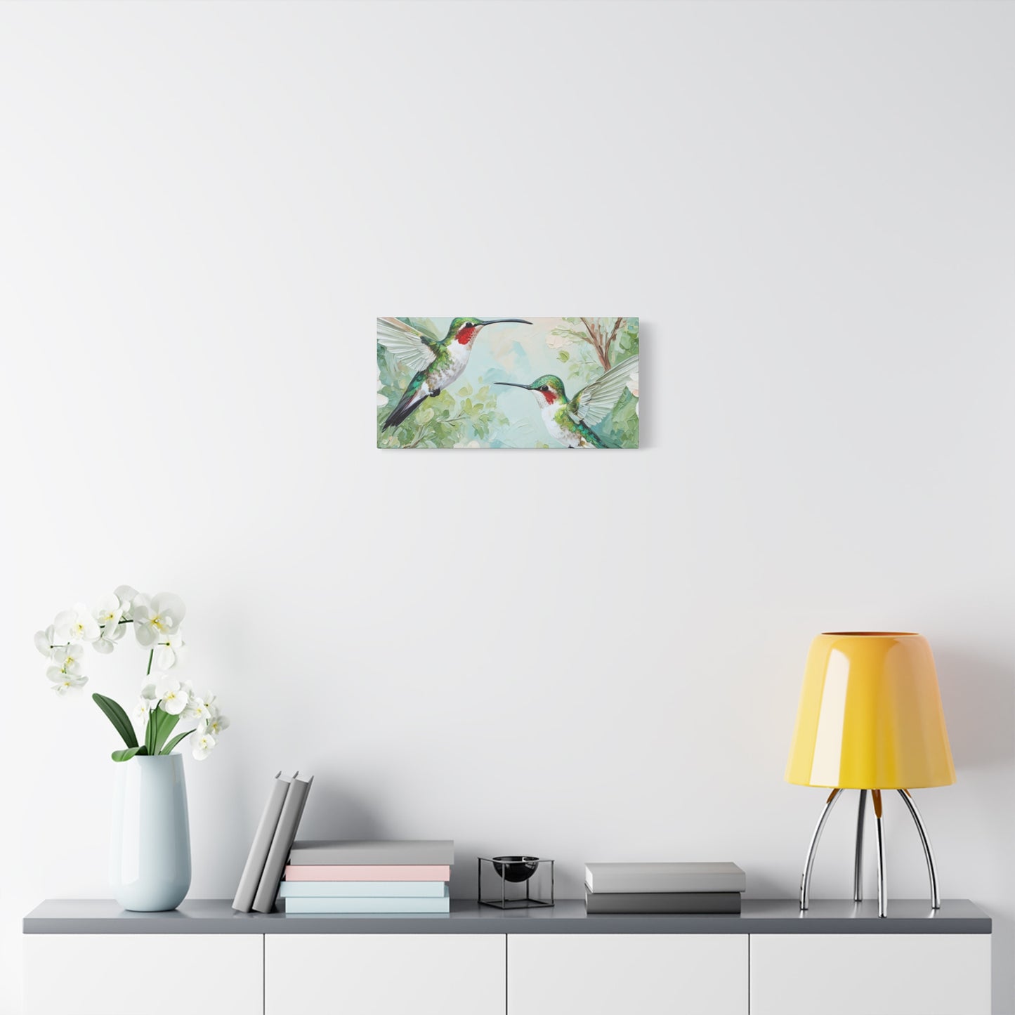 Hummingbird Canvas Wall Art — Stretched Matte Nature Print