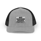 No Trespassing Snapback Trucker Cap, Outdoor Adventure Hat, Unique Gift for him, Summer Casual Style, Trendy Accessory