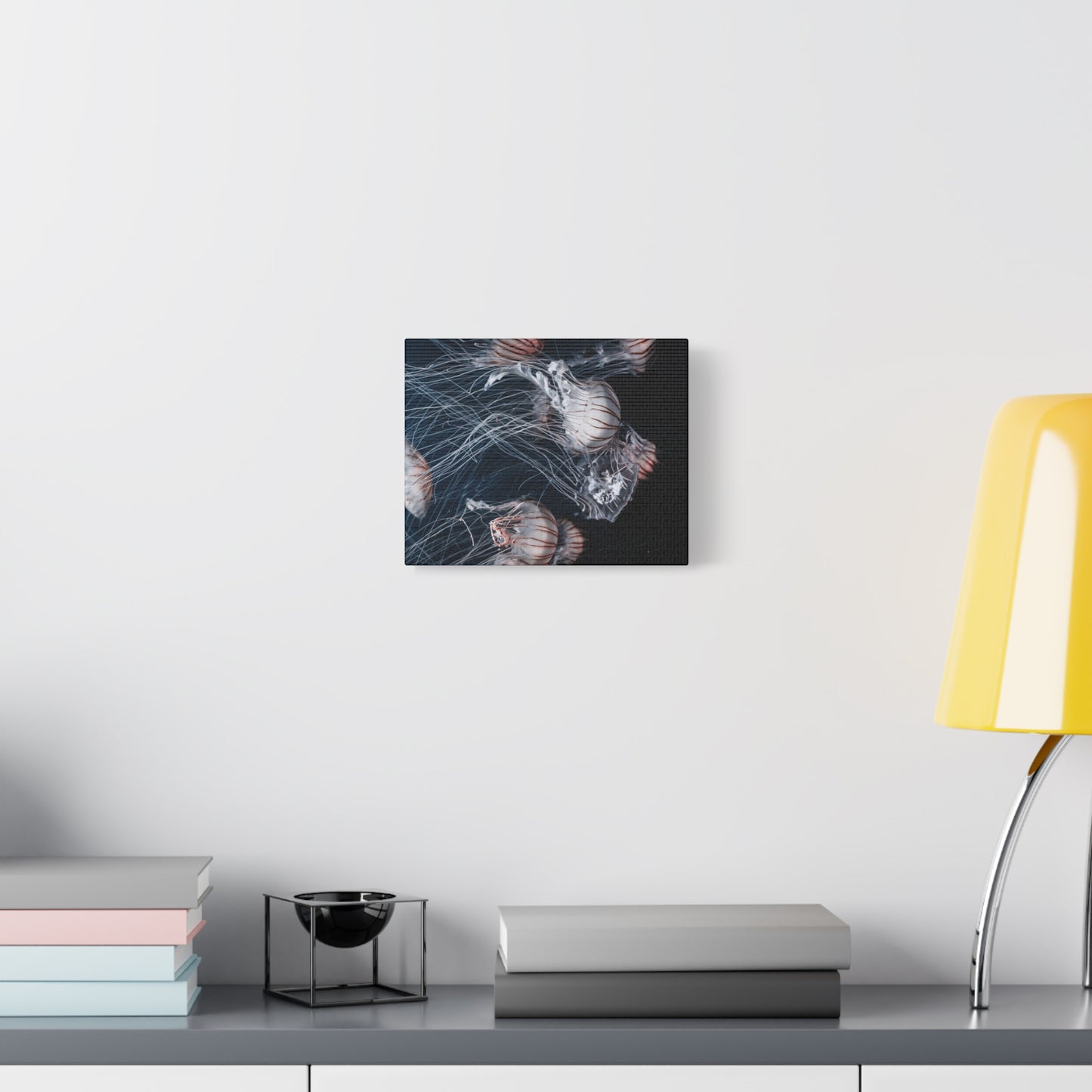 Jellyfish Swarm Matte Stretched Canvas