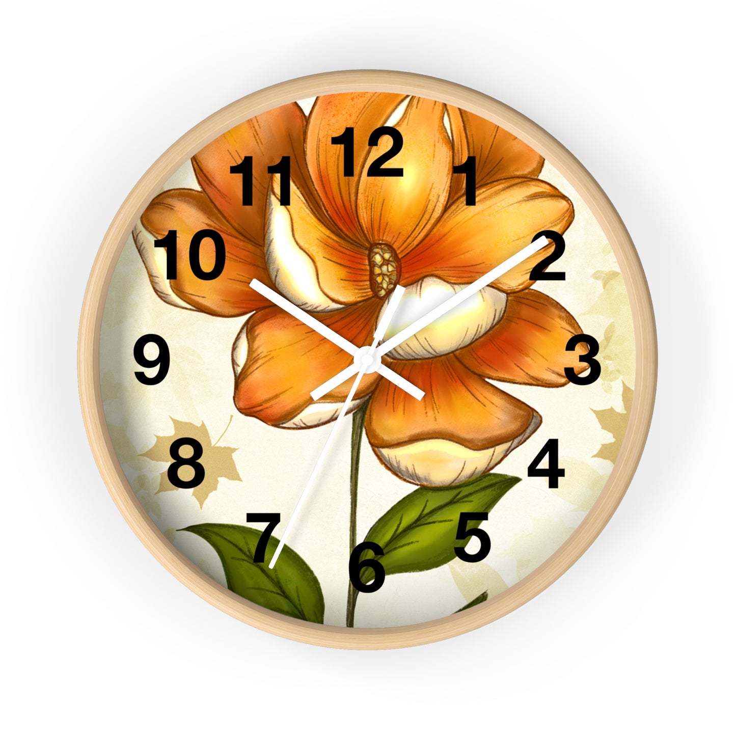 Floral Beauty Wall Clock, Nature-Inspired Home Decor, Elegance for Living Room, Perfect Gift for Flower Lovers, Kitchen Clock, Unique [...]