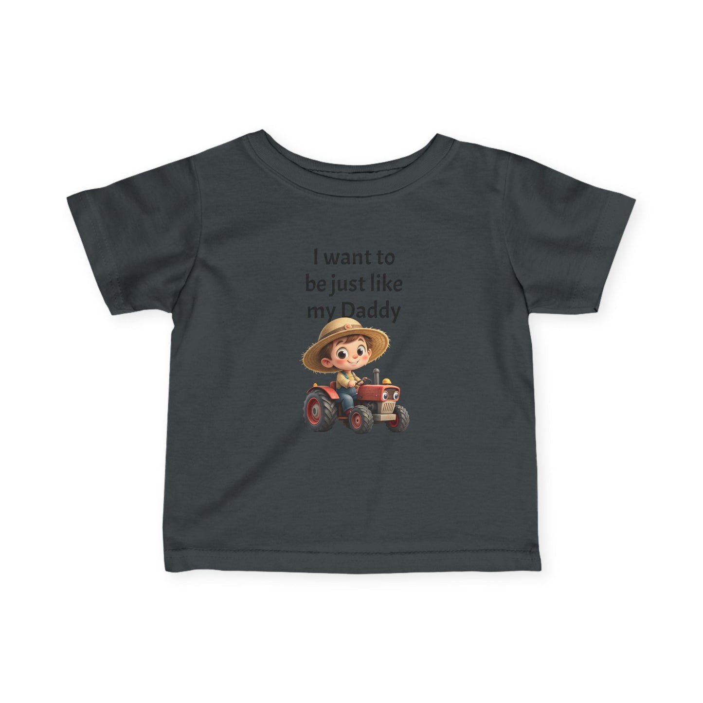 Daddy's Little Helper Tee, Cute Infant T-Shirt, Toddler Shirt, Kids' Clothing, Farm Theme Gift