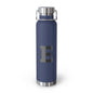 Personalized Copper Insulated Water Bottle, 22oz - "E" Custom Monogram