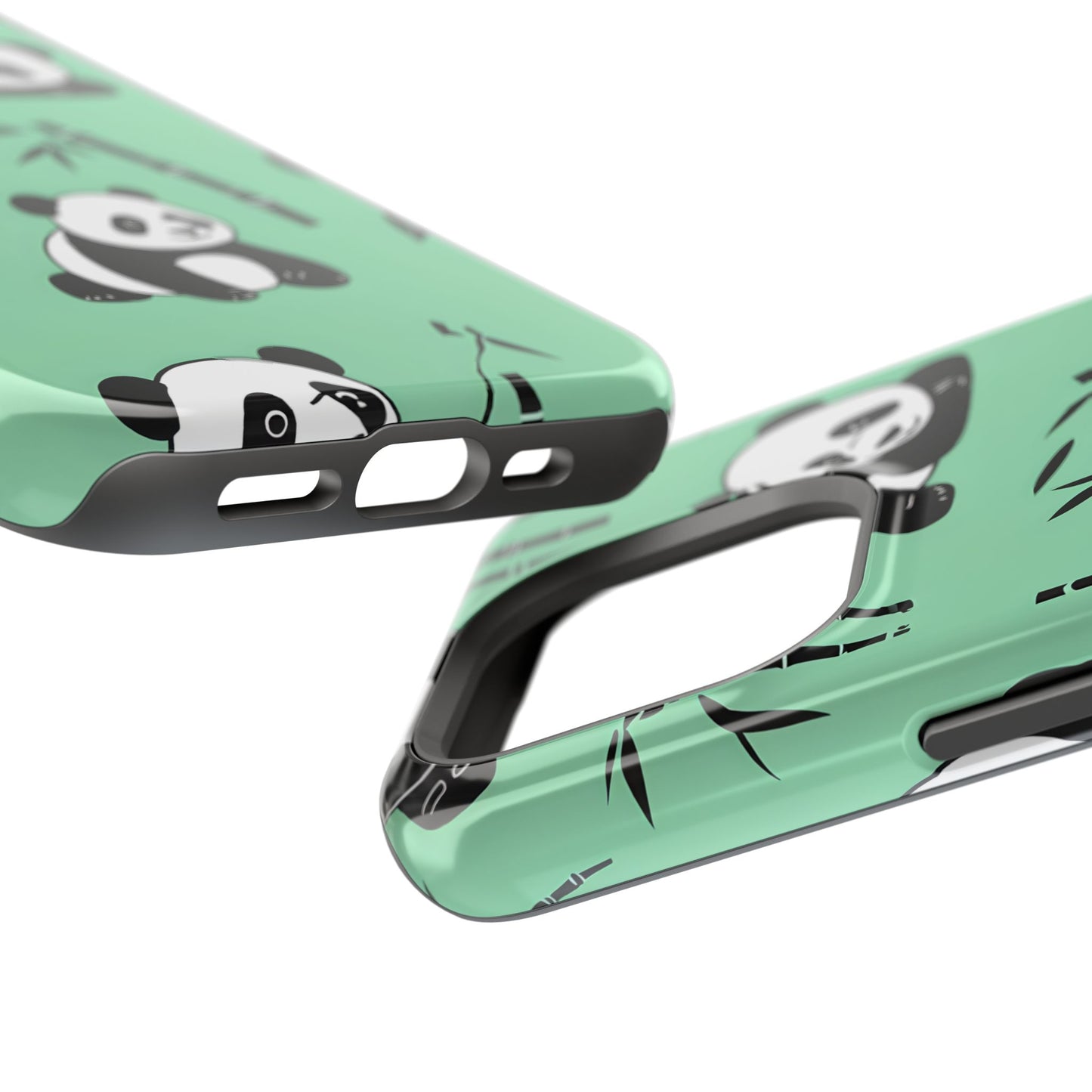 Panda Bamboo Magnetic Impact-Resistant Phone Case