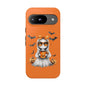 Halloween Ghost Phone Case, Cute Cat Ghost Case, Autumn Phone Cover, Spooky Season Gift, Trick or Treat Case