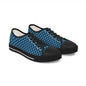 Polka Dot Low Top Sneakers — Navy White Retro Casual Shoes