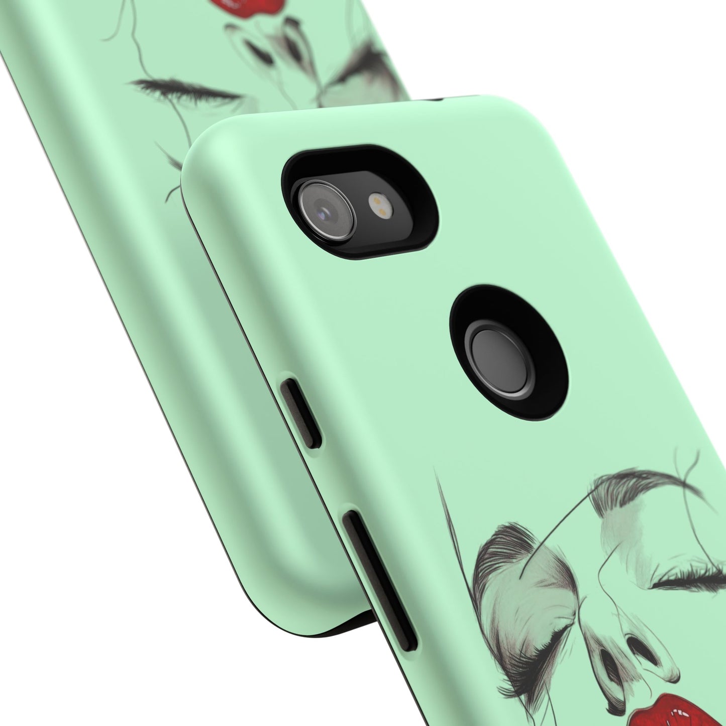 Stylish Phone Case, Artistic Phone Cover, Trendy Tech Accessory, Unique Cell Phone Protector, Gift for Her, Modern Aesthetic