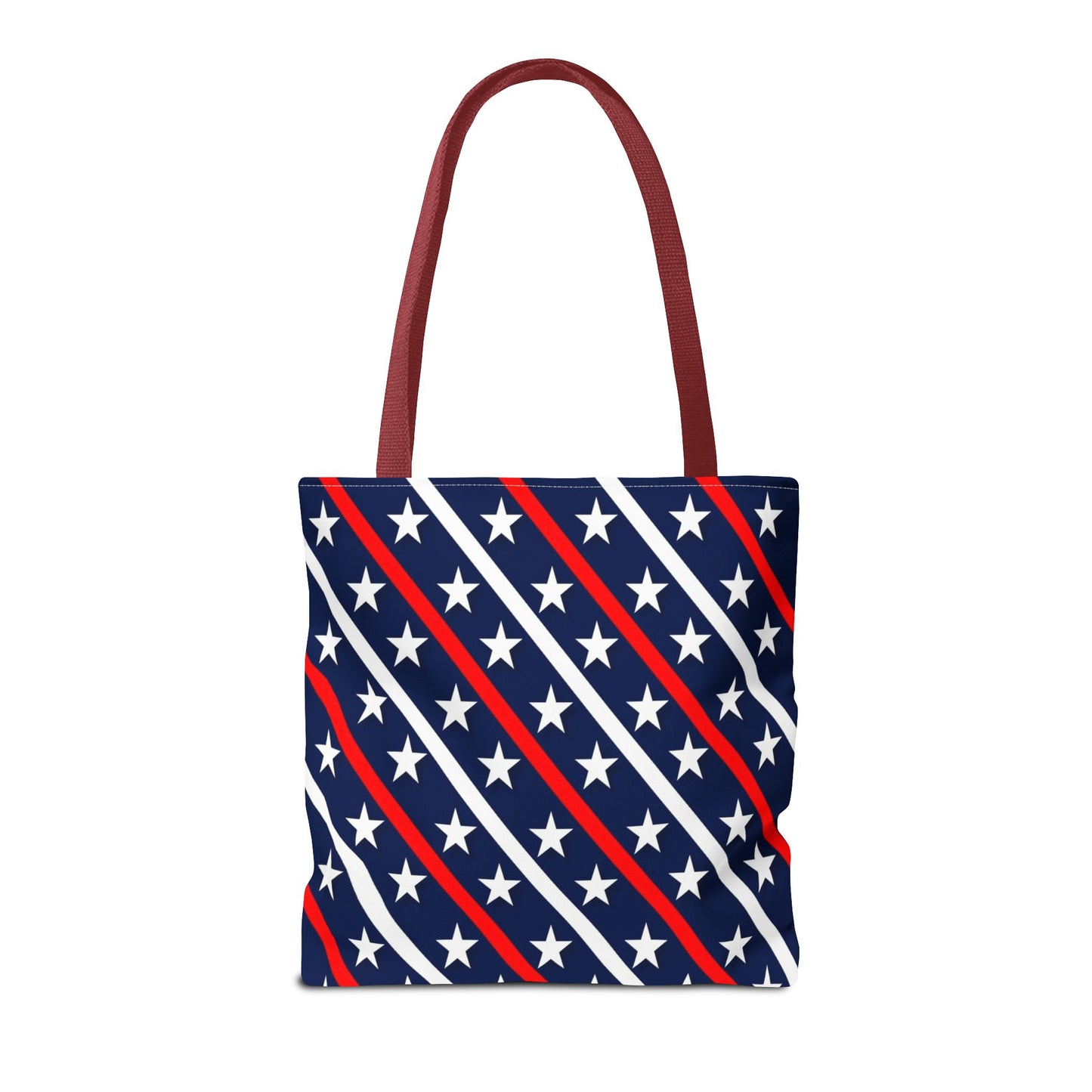 Patriotic Tote Bag, USA Flag Inspired
