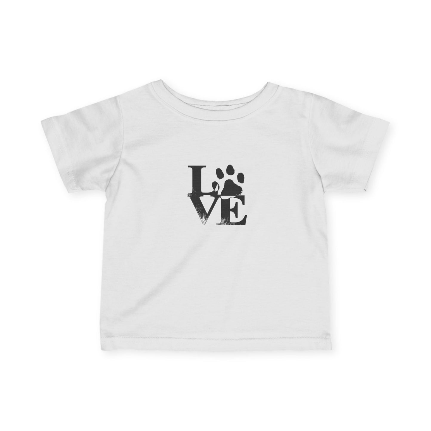 Cute Infant Love Tee, Baby Love Shirt, Toddler T-Shirt, Pet Lover Gift, Baby Shower Gift, Kids Graphic Tee