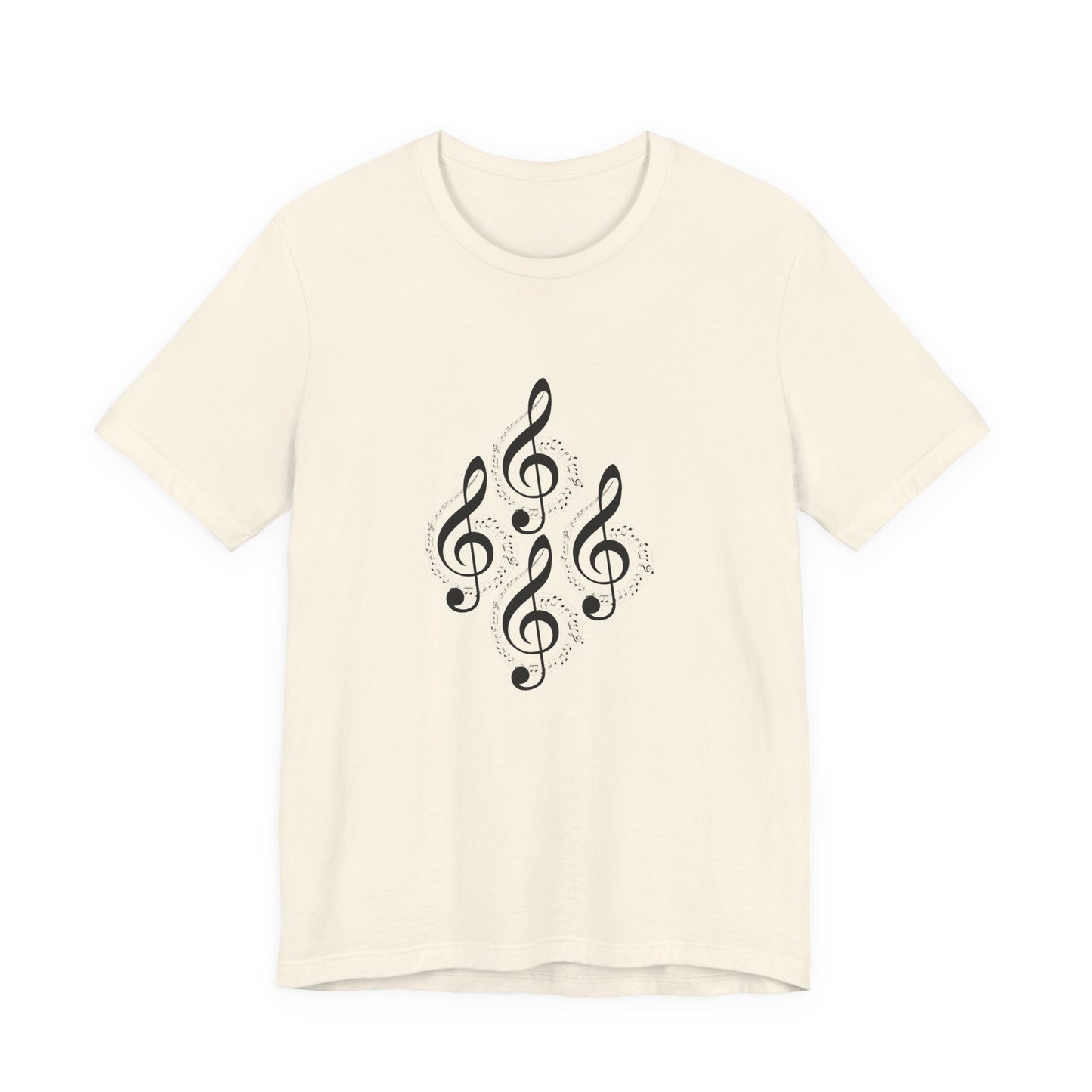 Musical Notes Tee - Perfect for Music Lovers, Casual Wear, Concerts, Festivals, Unique Gift Idea
