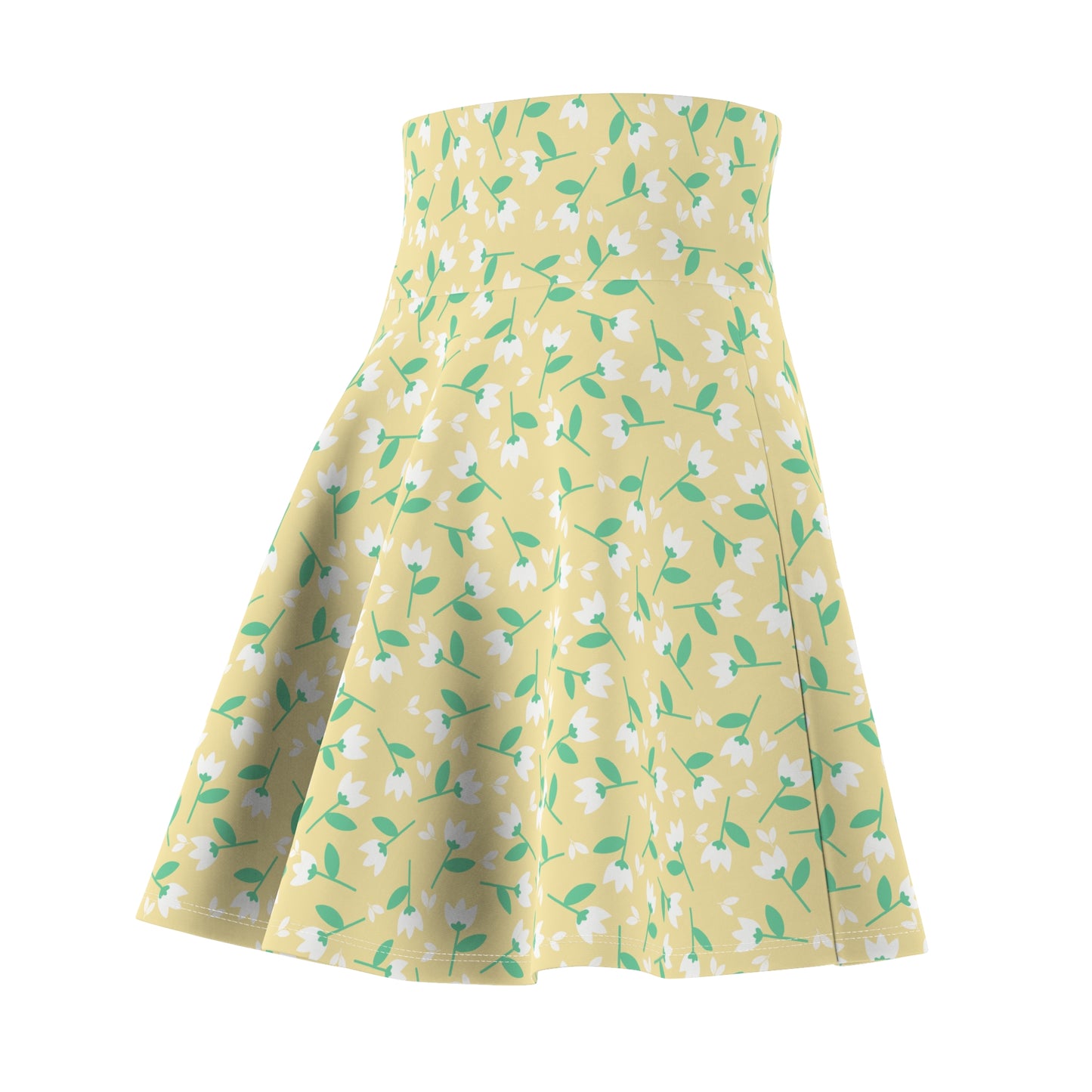 Floral Women's Skater Skirt | Spring Fashion, Casual Outfit, Summer Dress, Party Style, Comfortable Weekend Wear