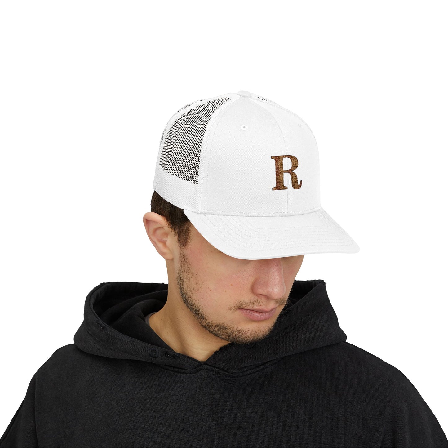 Letter R  Snapback Trucker Cap Hat